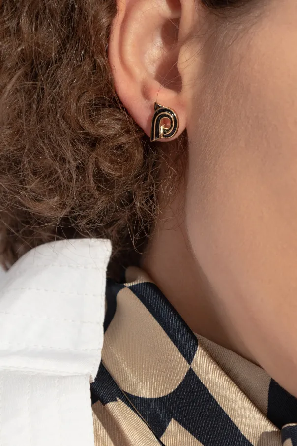 Logo Pattern Earrings