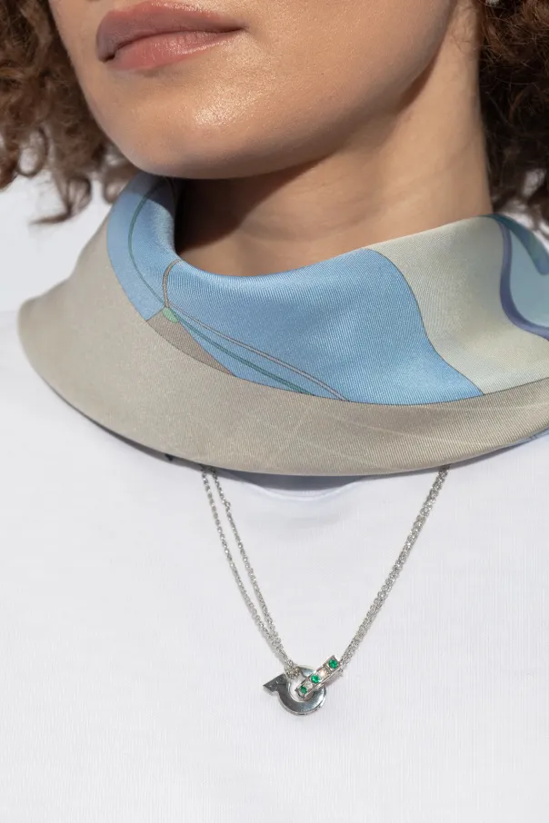 Crystal Inlaid Necklace