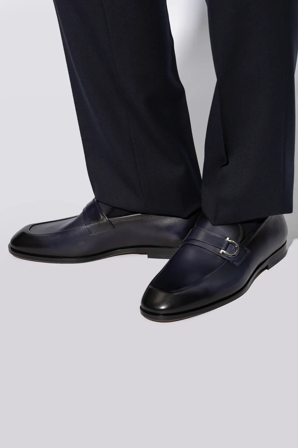 Round Head Loafer Shoes