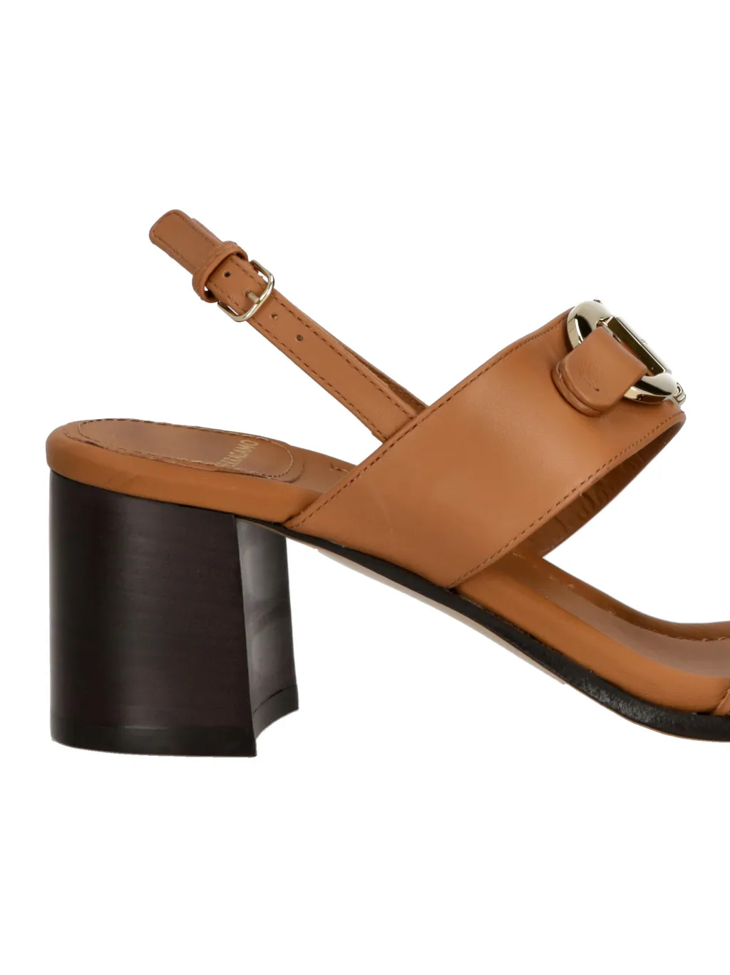 Gancini-Buckle Square-Toe Sandals