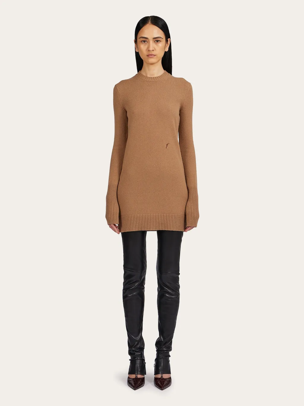 Crewneck Mini Dress