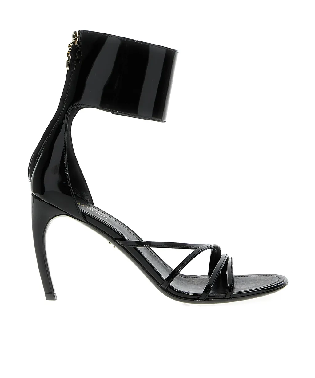Curved-Heel Sandals