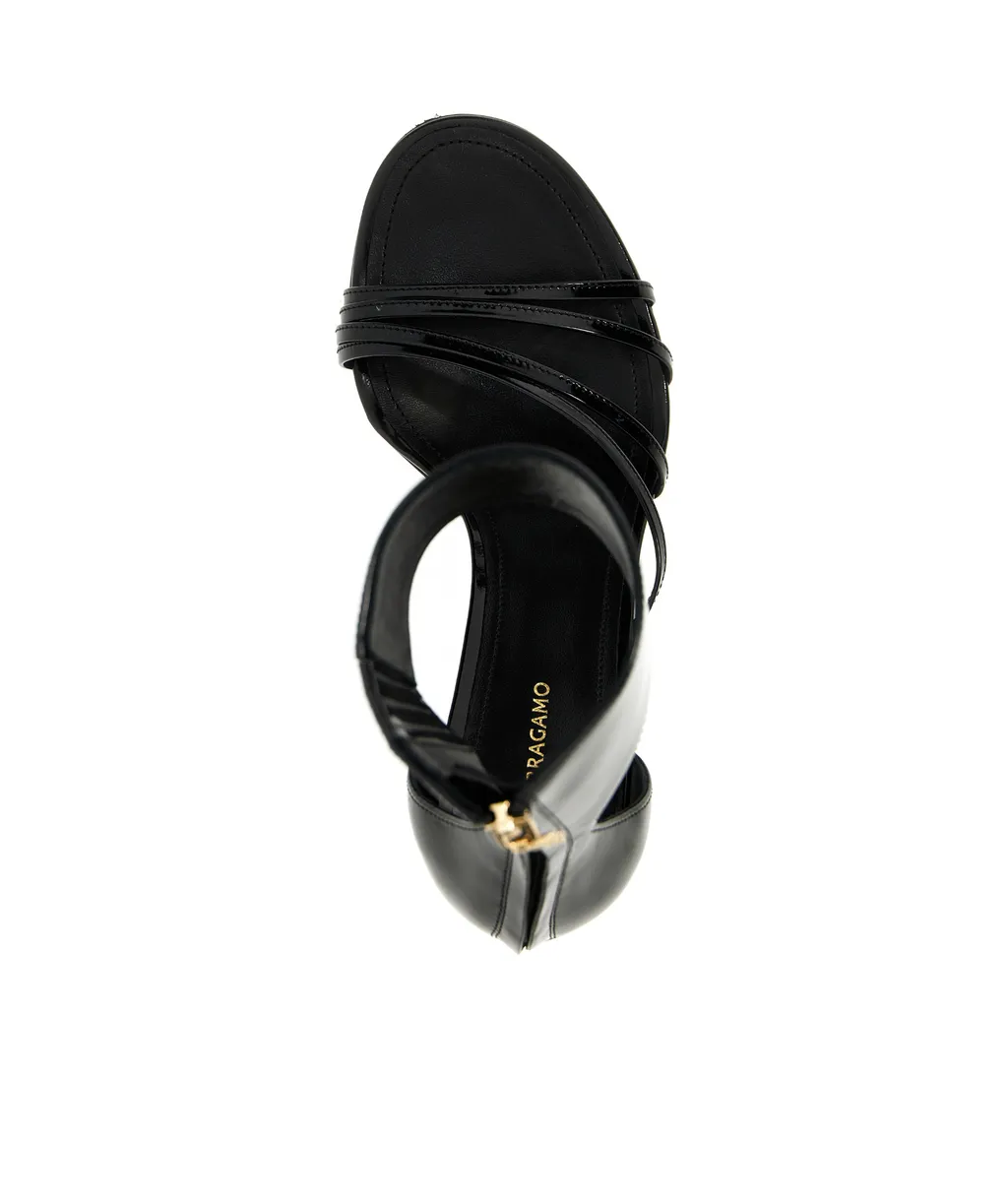 Curved-Heel Sandals