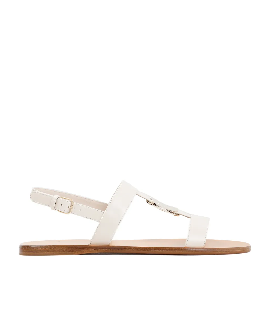 Logo Logo Flat Sandals