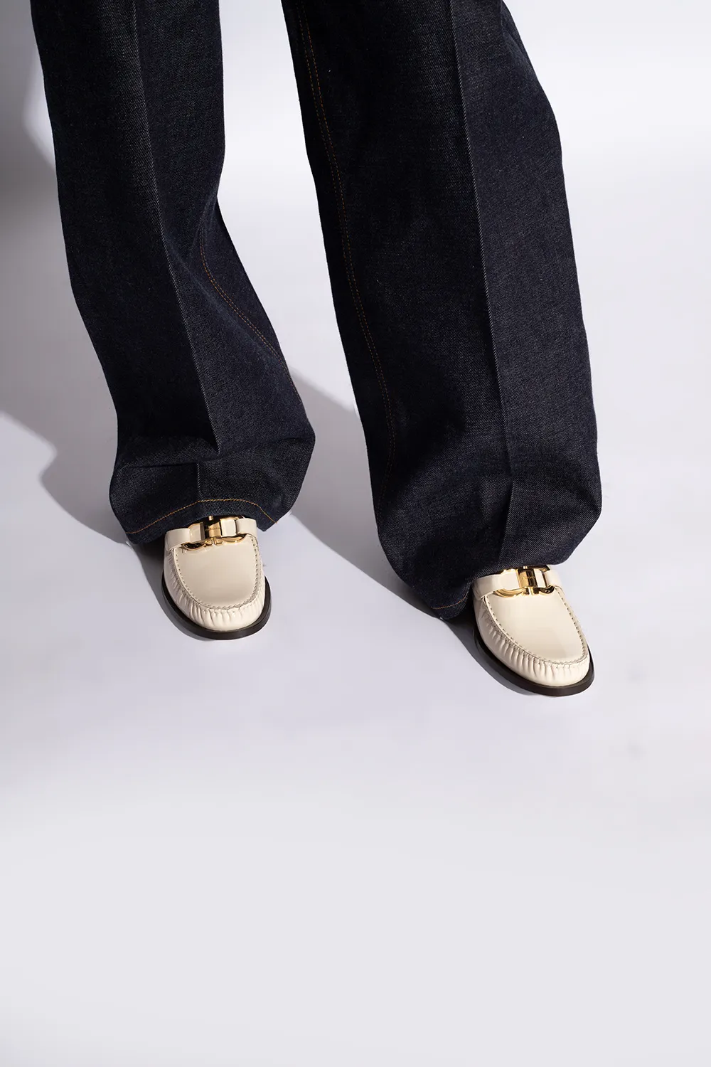 Round Head Loafer Shoes