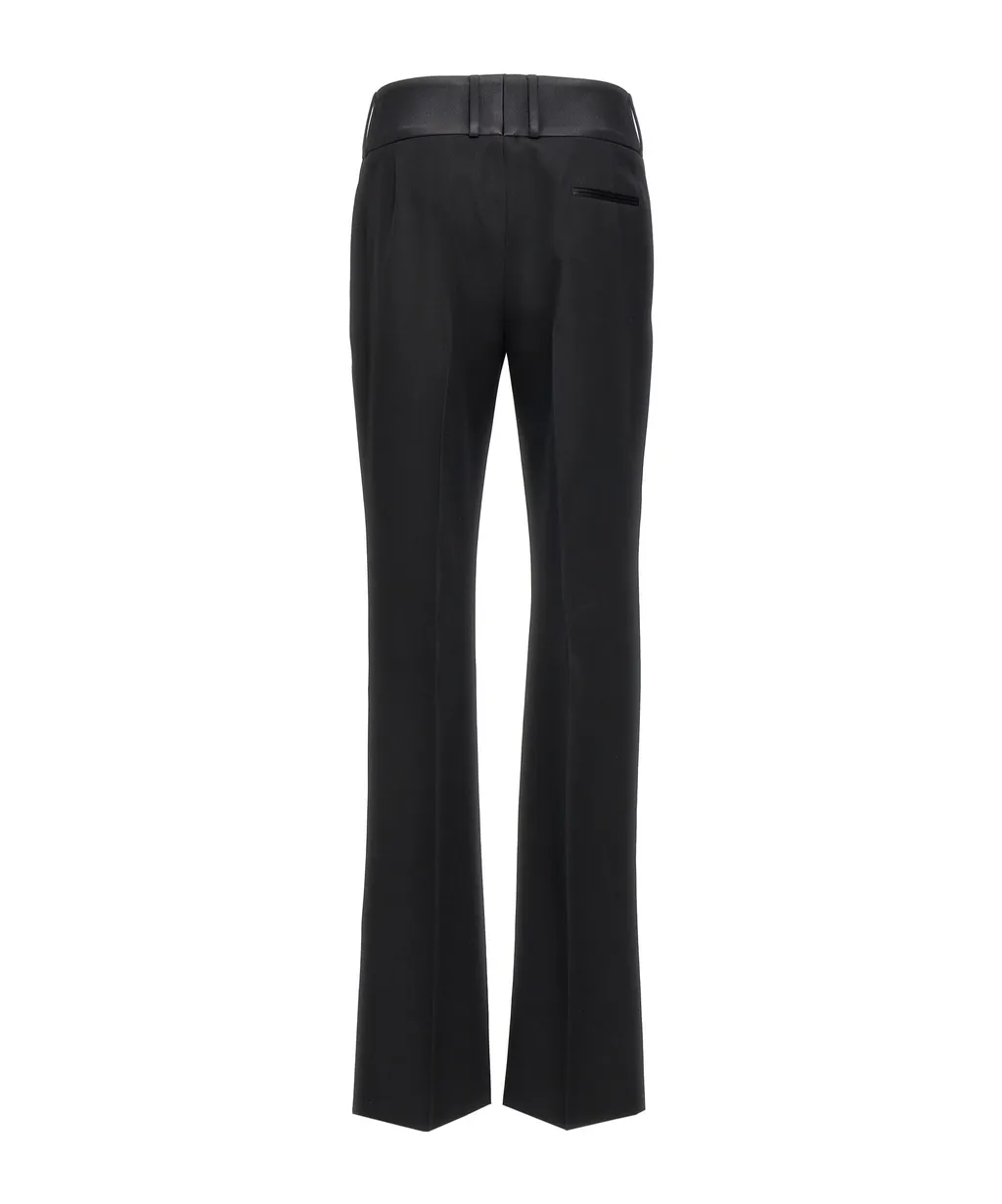 Casual Pants With Waist And Loop Straps
