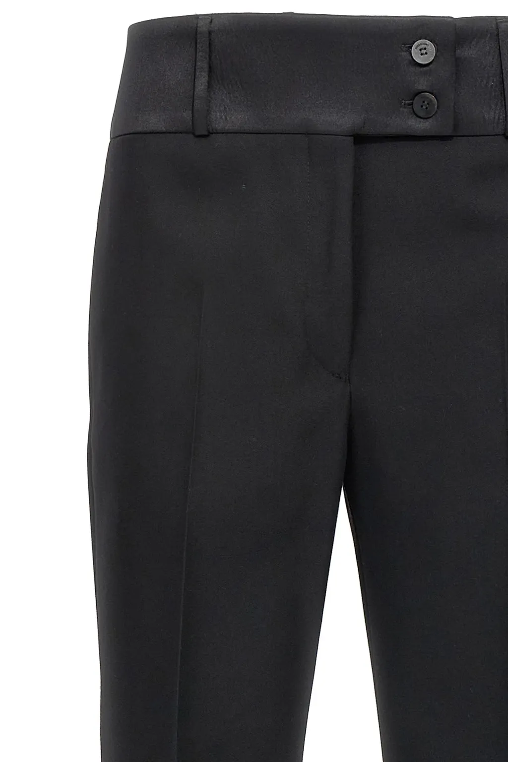 Casual Pants With Waist And Loop Straps