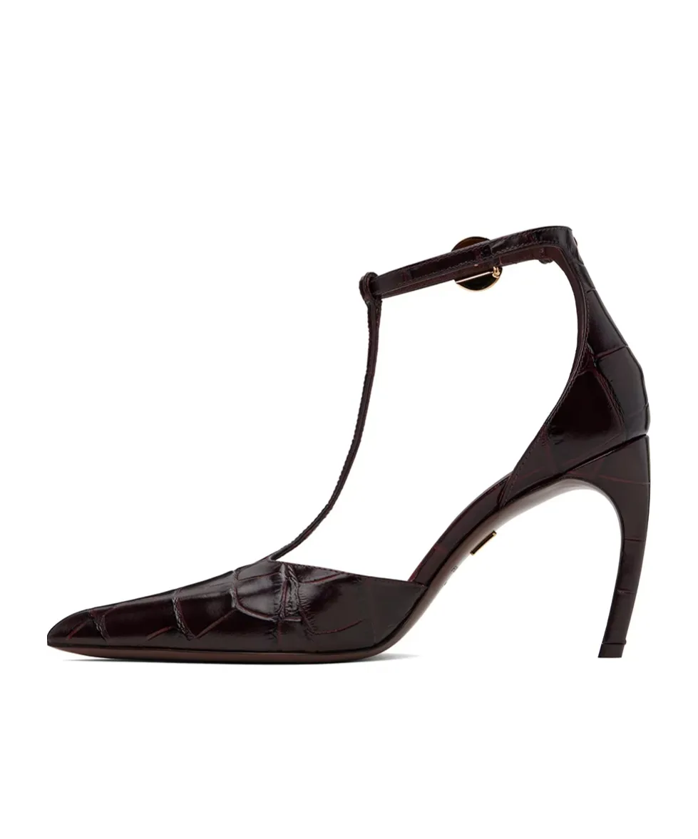 T-Strap High Heels