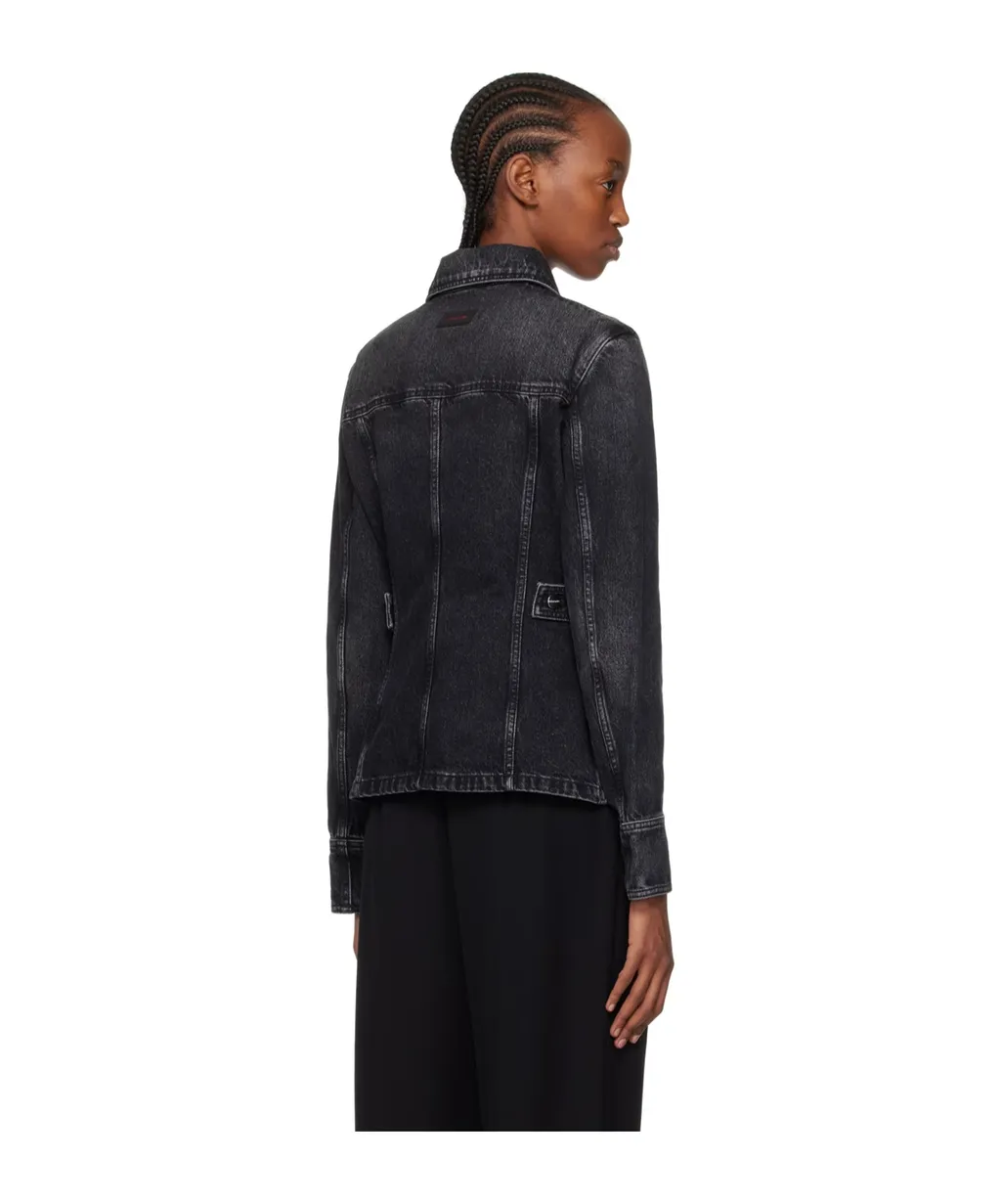 Lapel Denim Shirt