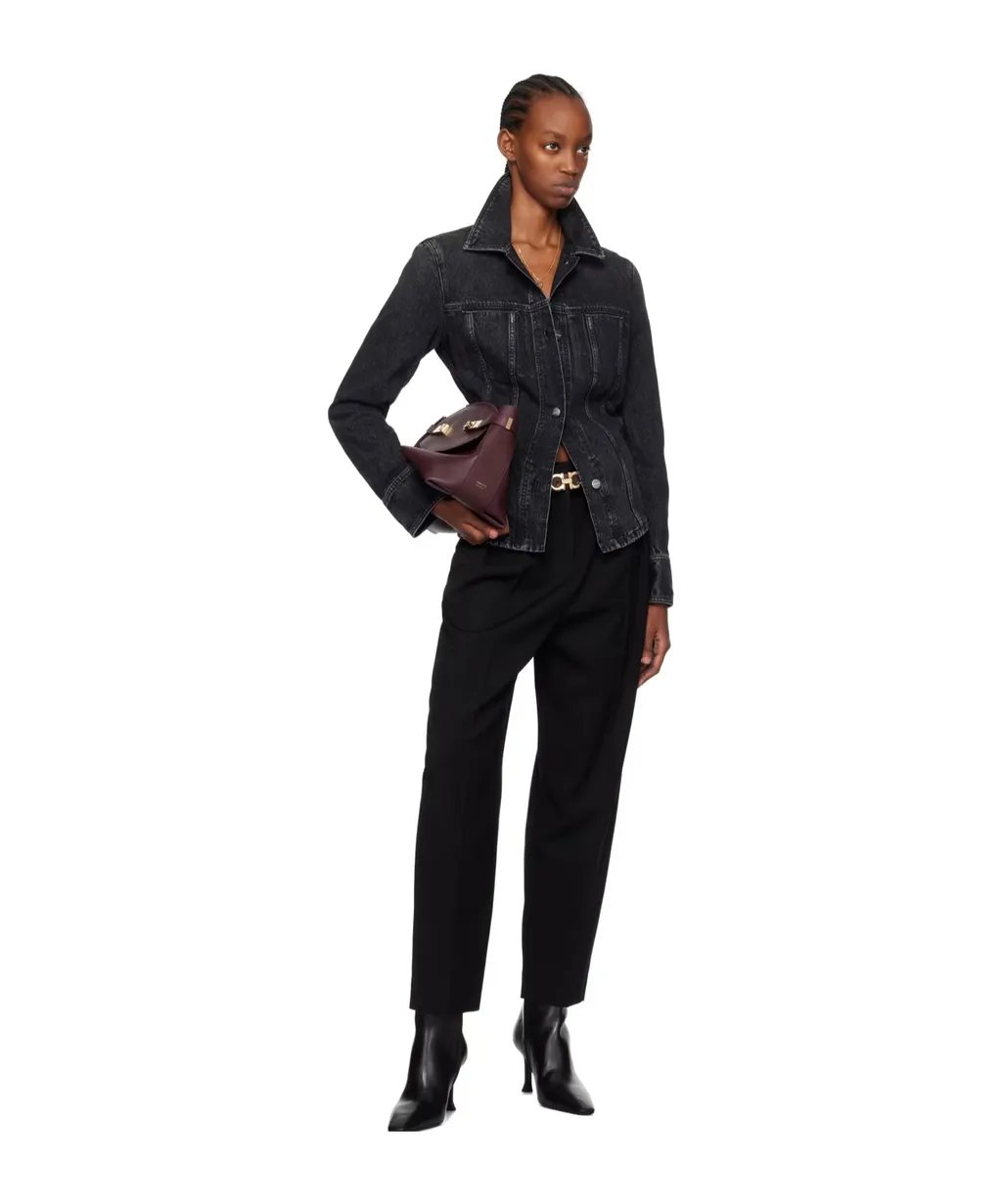 Lapel Denim Shirt