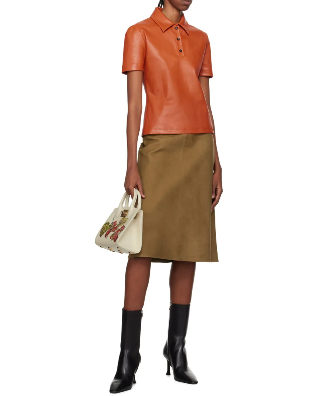 Lapel Short-Sleeved Polo Shirt