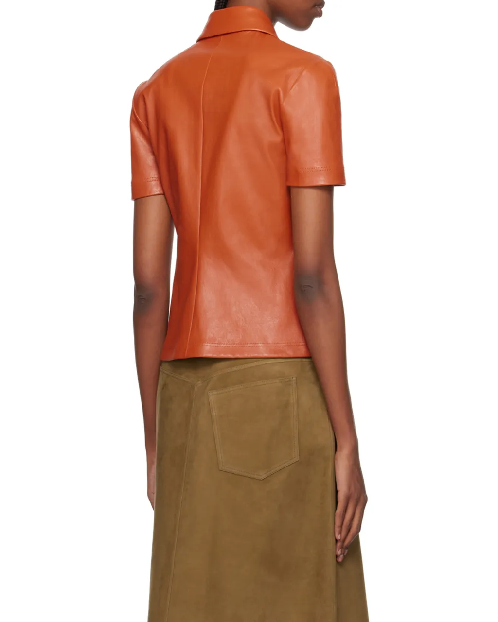 Lapel Short-Sleeved Polo Shirt