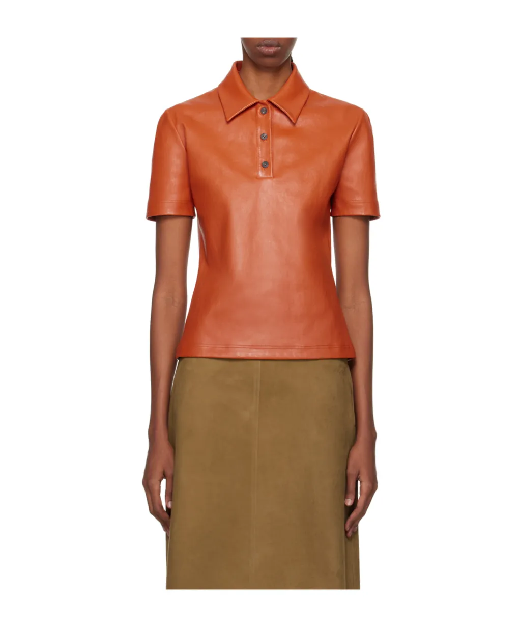 Lapel Short-Sleeved Polo Shirt