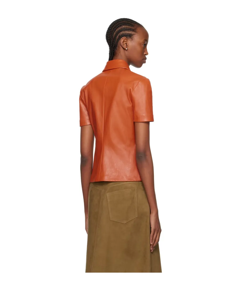 Lapel Short-Sleeved Polo Shirt