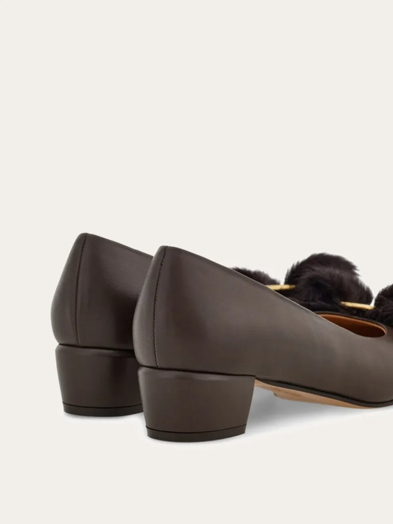 Vara Block Heel Pump