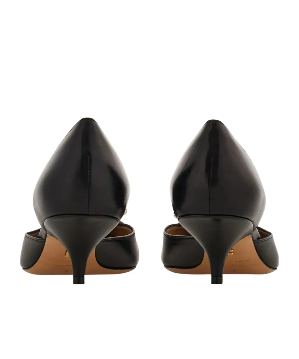 Mini Bow Mid Heel Pump