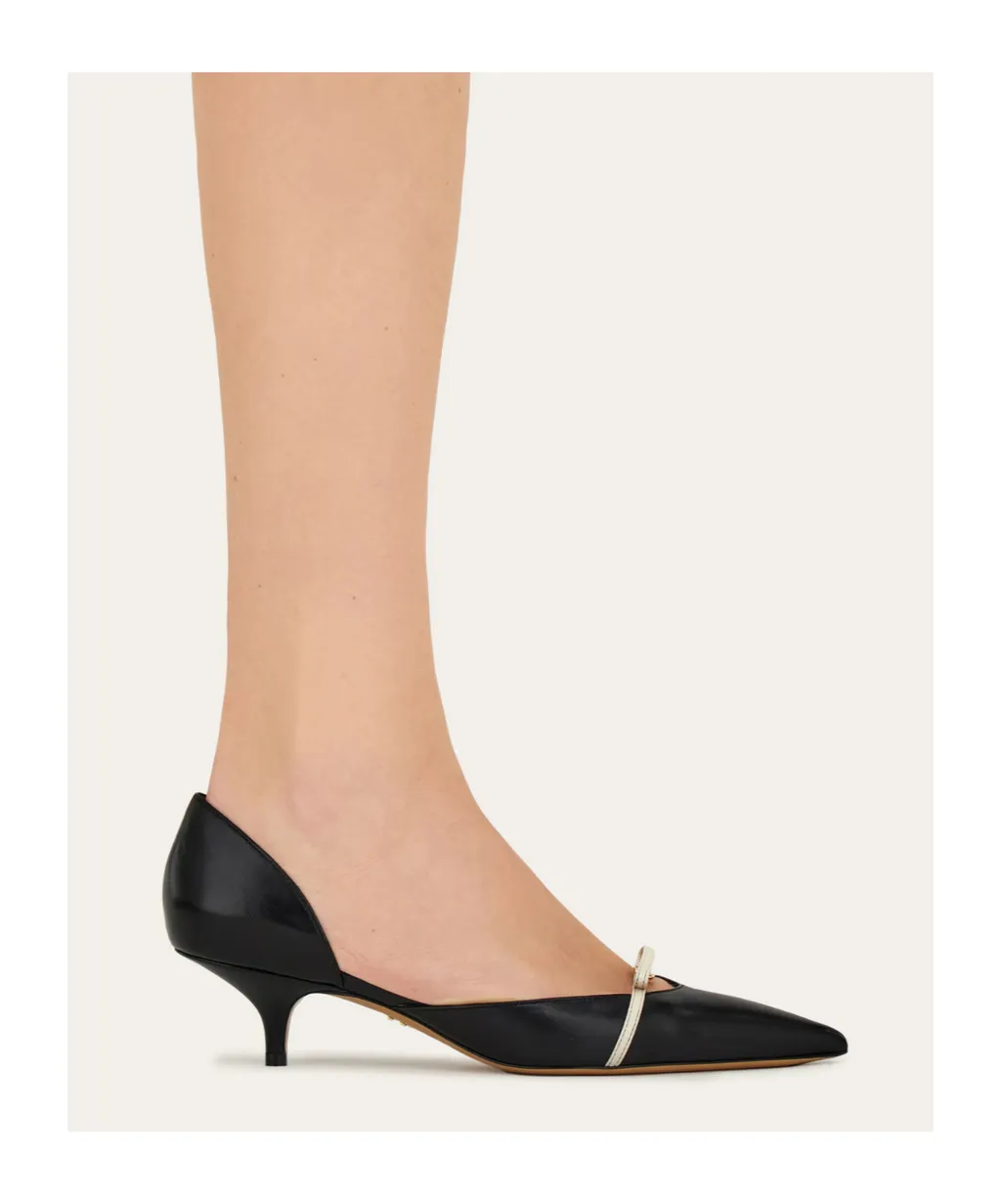Mini Bow Mid Heel Pump