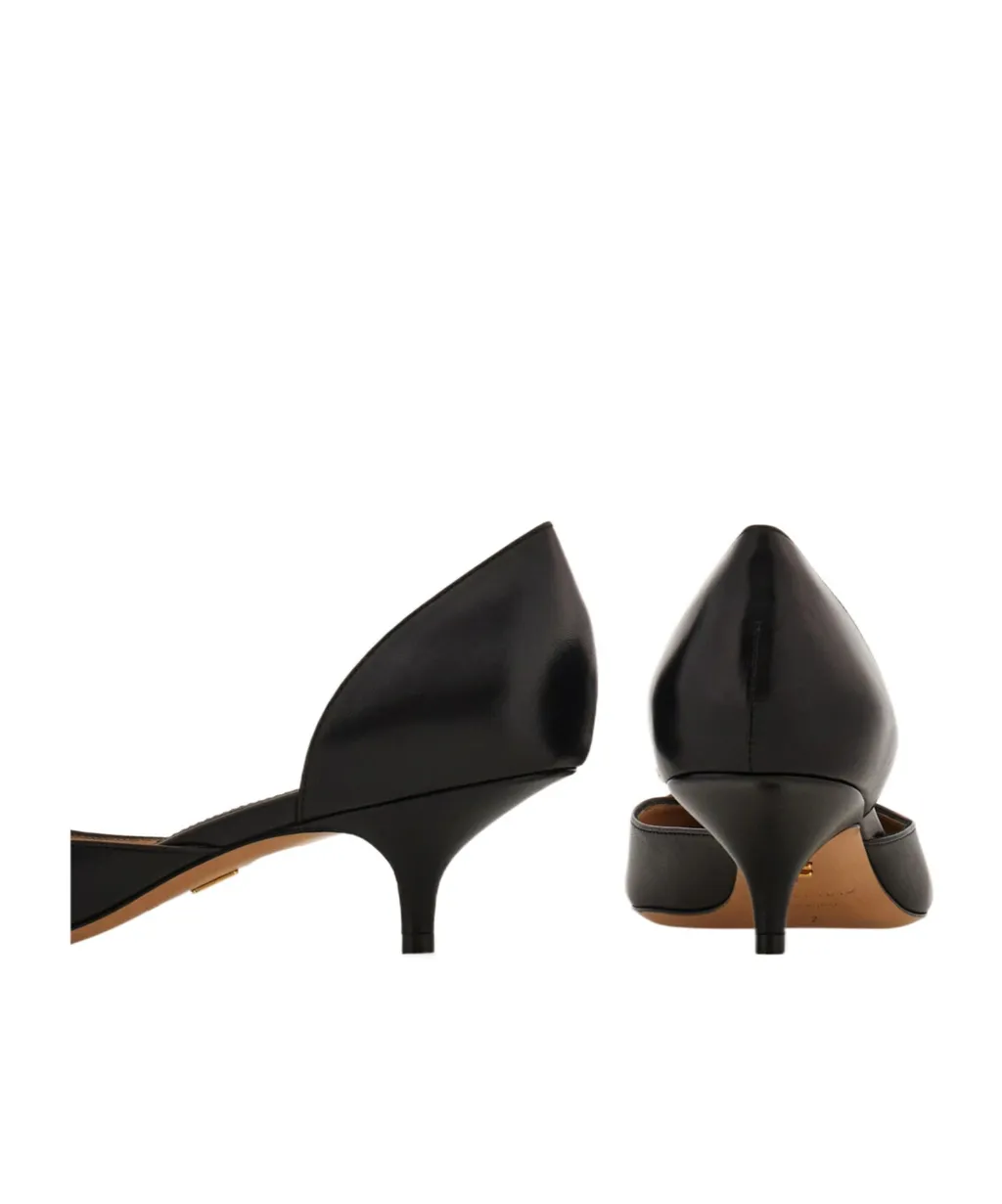 Mini Bow Mid Heel Pump