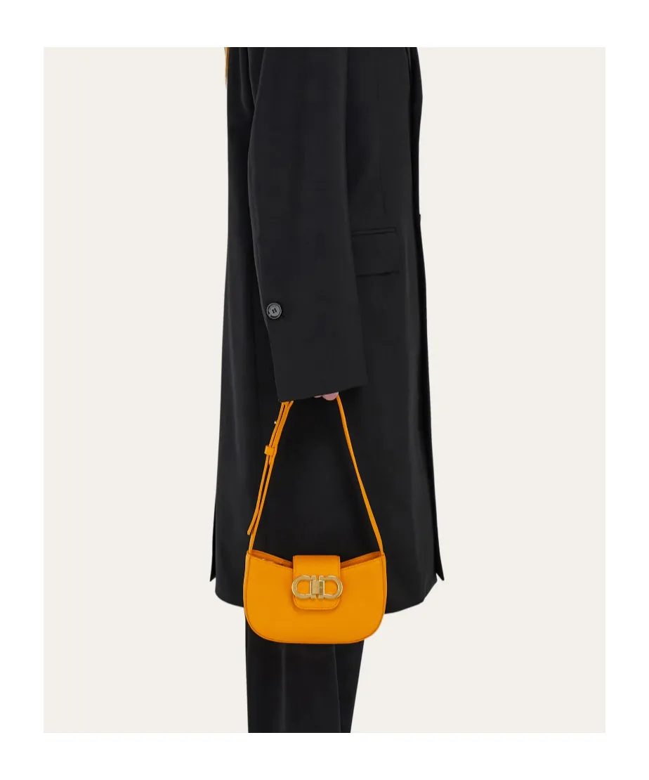 Double Gancini Mini Shoulder Bag