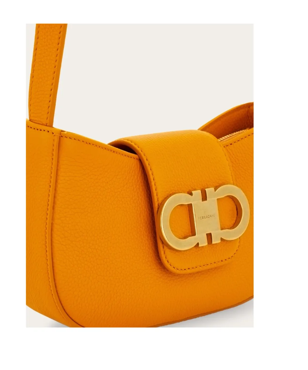 Double Gancini Mini Shoulder Bag
