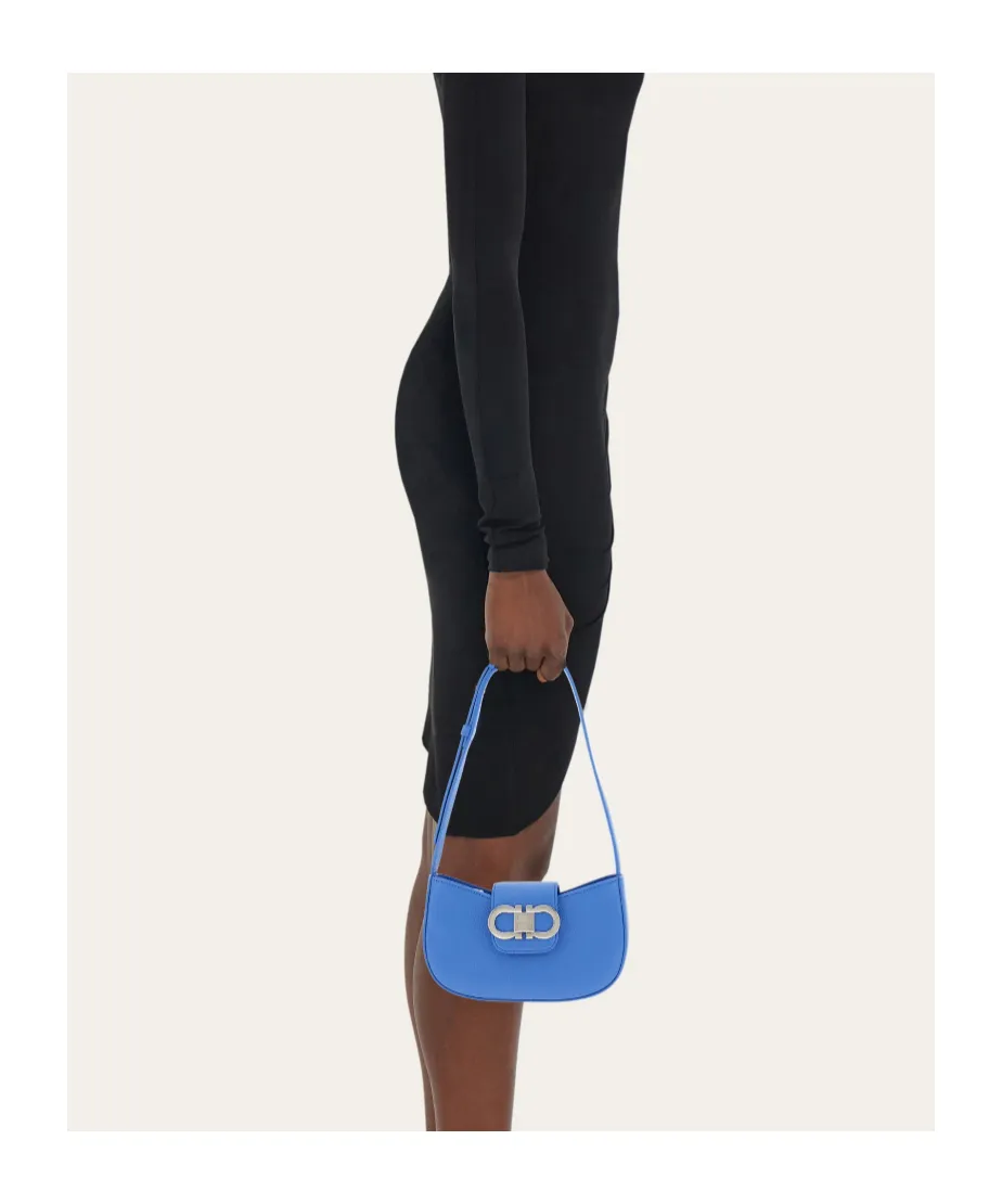 Double Gancini Mini Shoulder Bag