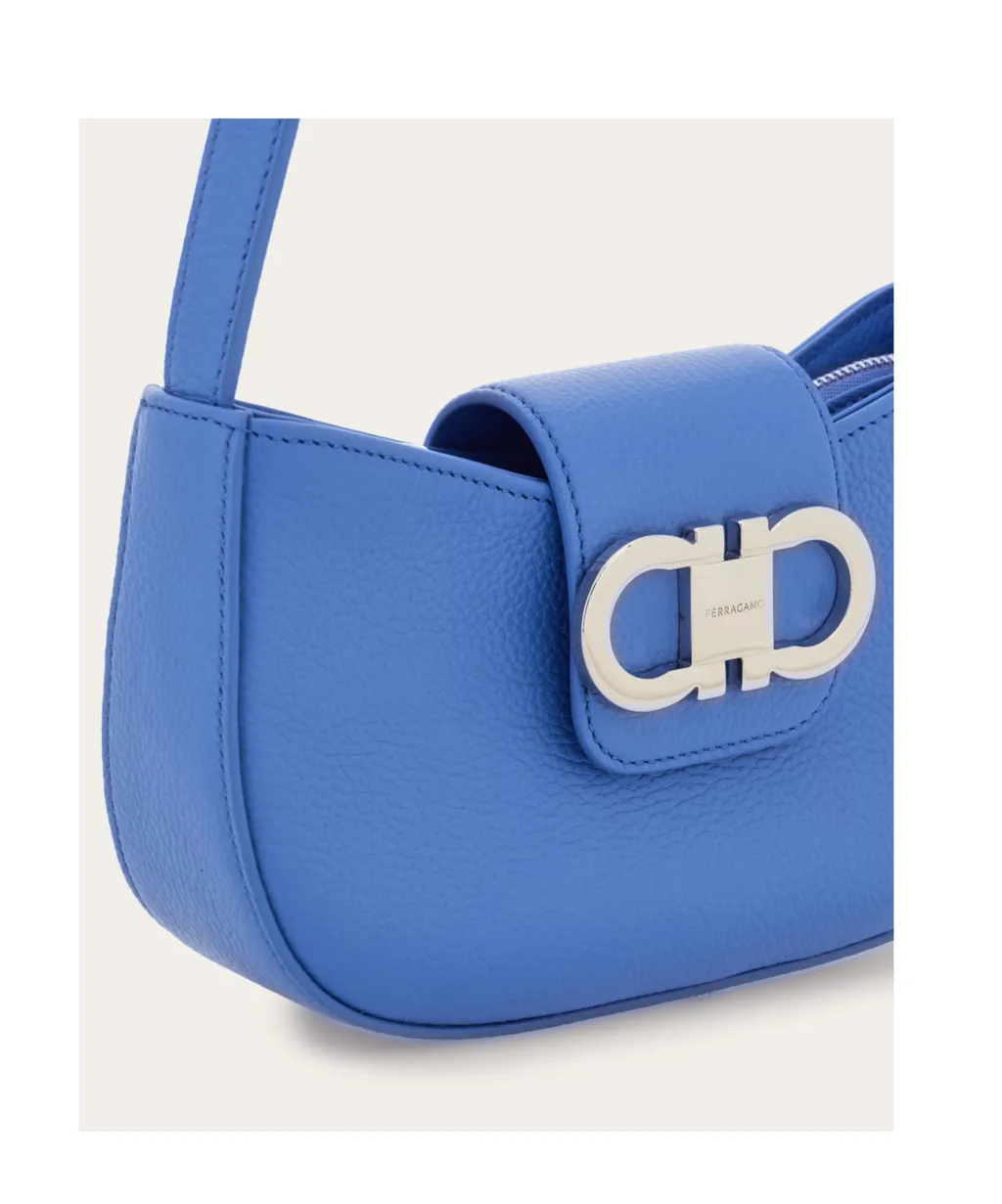 Double Gancini Mini Shoulder Bag