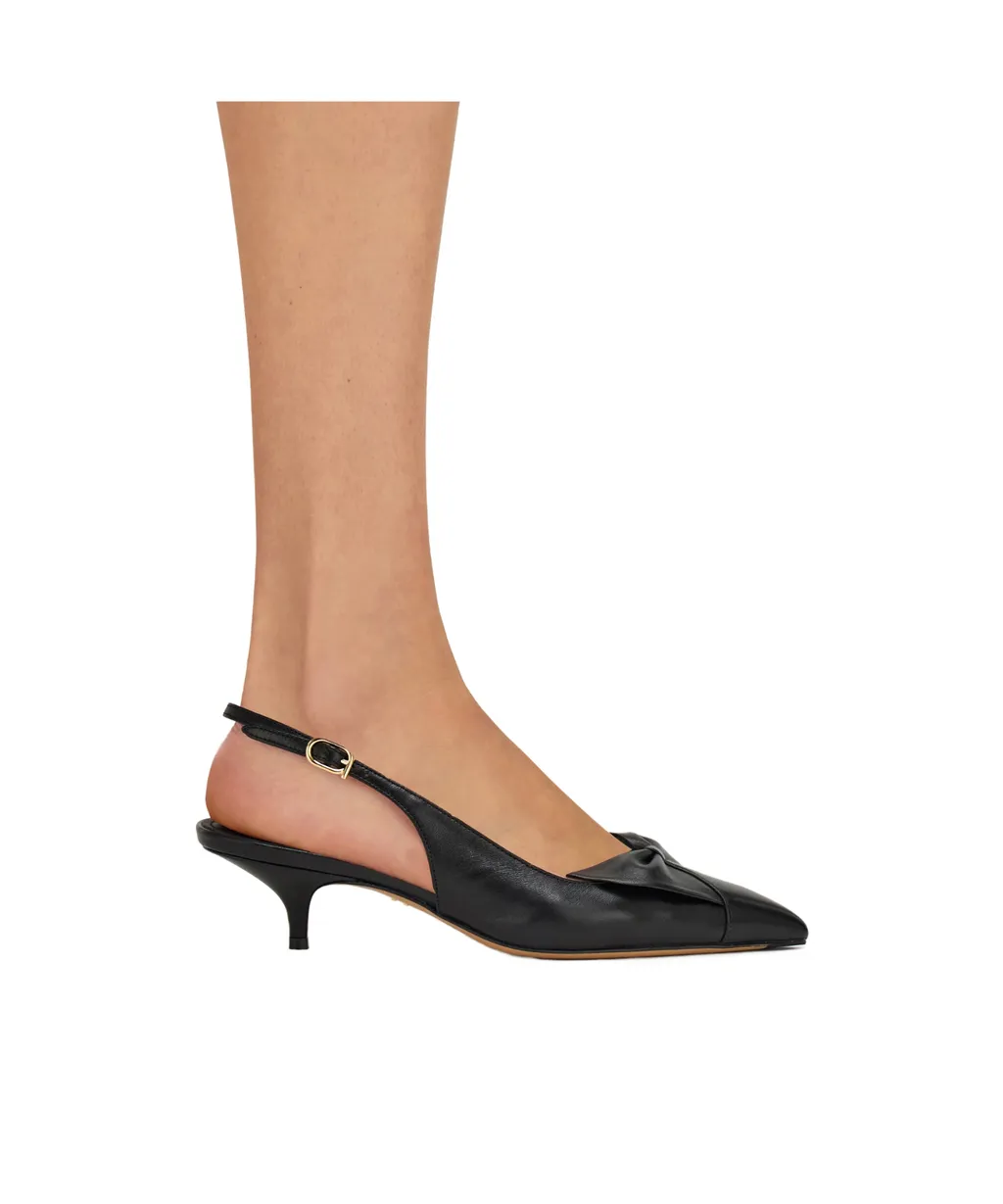 Soft Bow Slingback Pump