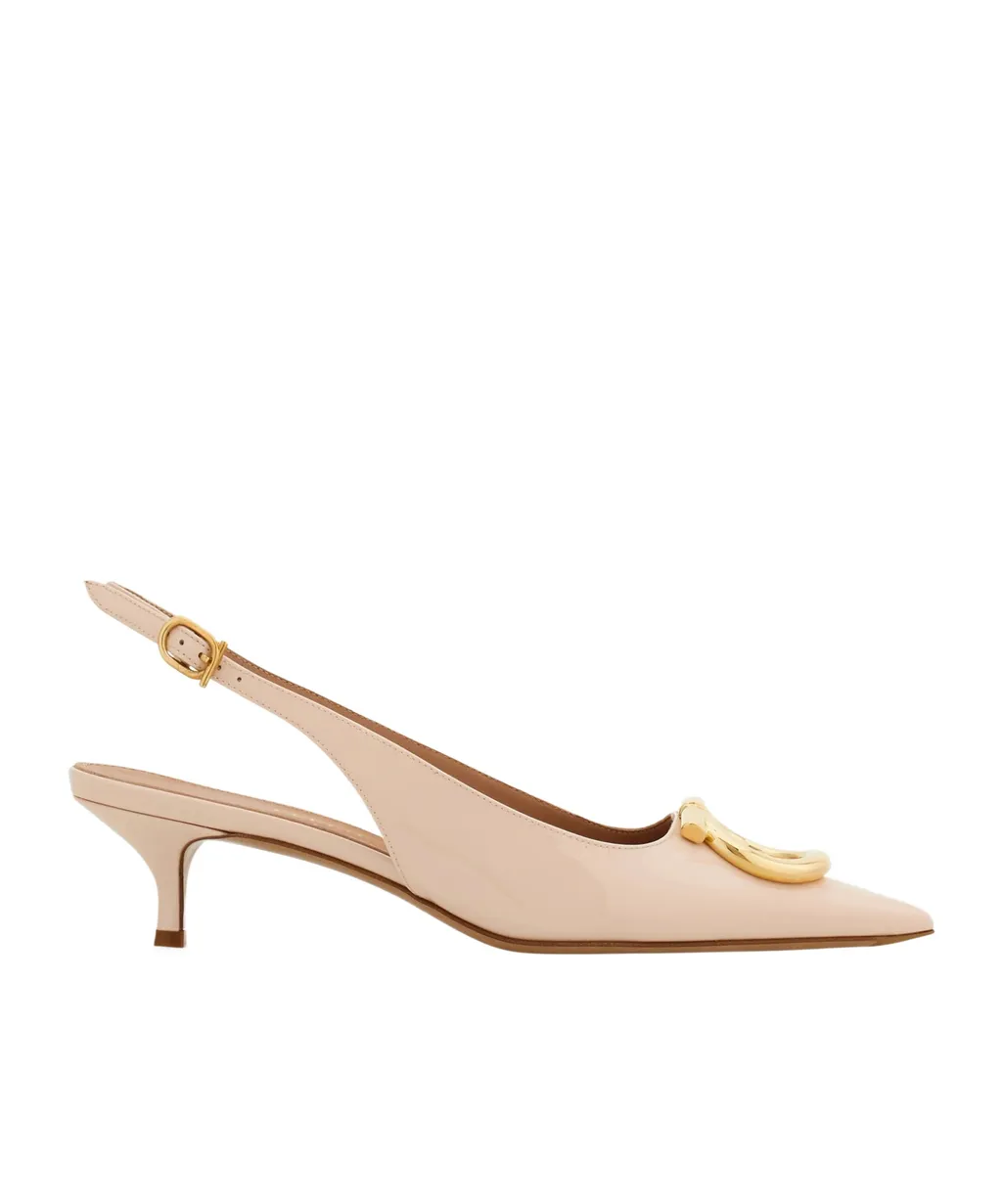 Maxi Gancini Slingback Pump