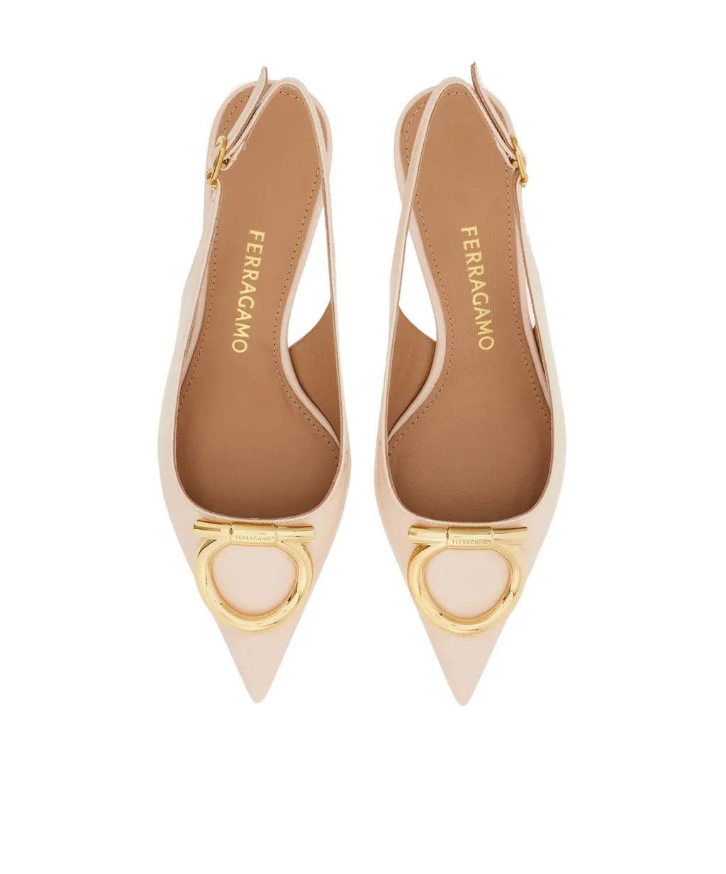Maxi Gancini Slingback Pump