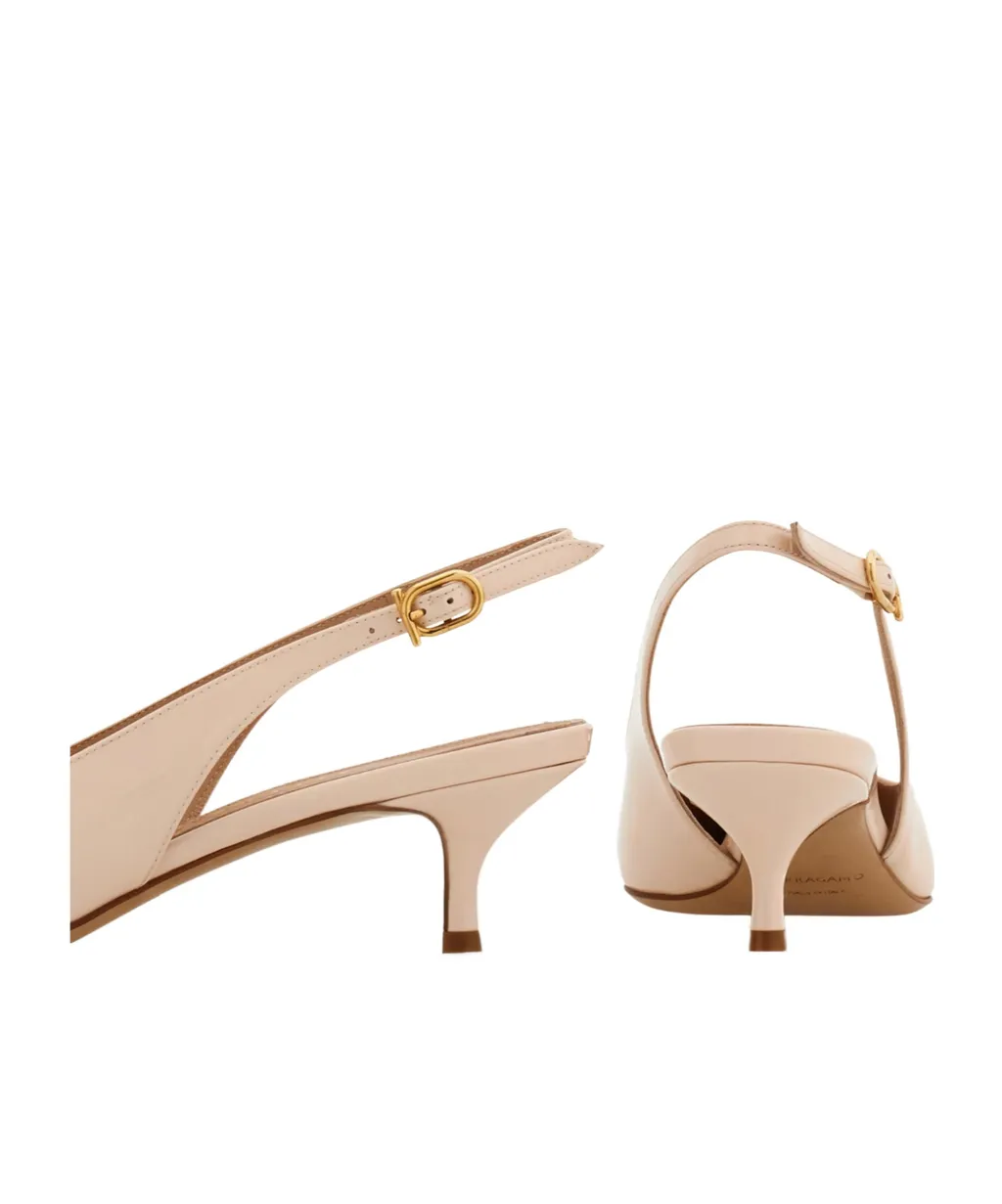 Maxi Gancini Slingback Pump