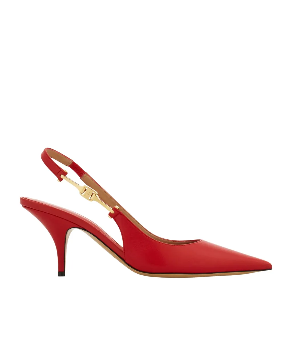 F Buckle Slingback Pump