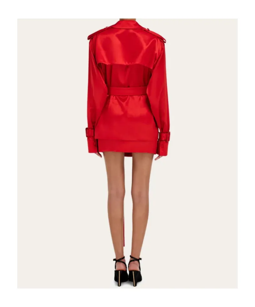 Long-Sleeved Short Windbreaker