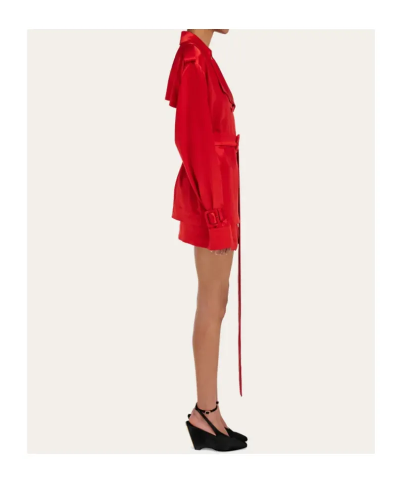 Long-Sleeved Short Windbreaker
