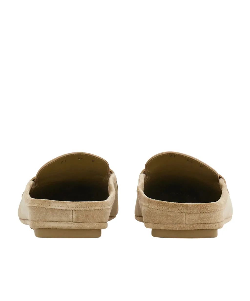 Loafer Mule With Gancini Ornament