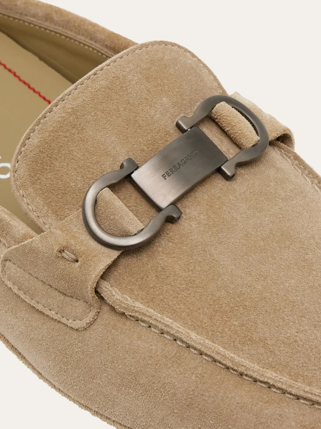 Loafer Mule With Gancini Ornament