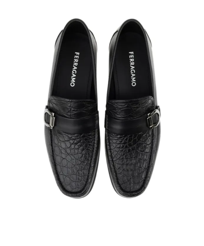 Loafer With Gancini Ornament