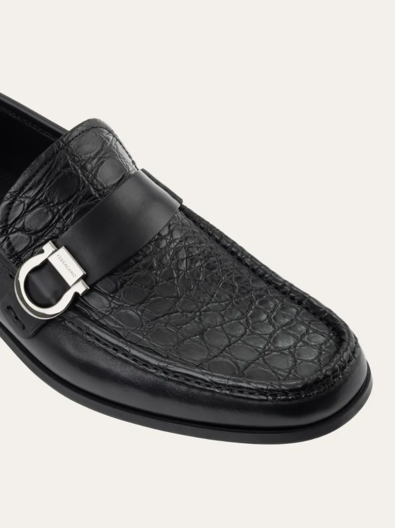 Loafer With Gancini Ornament