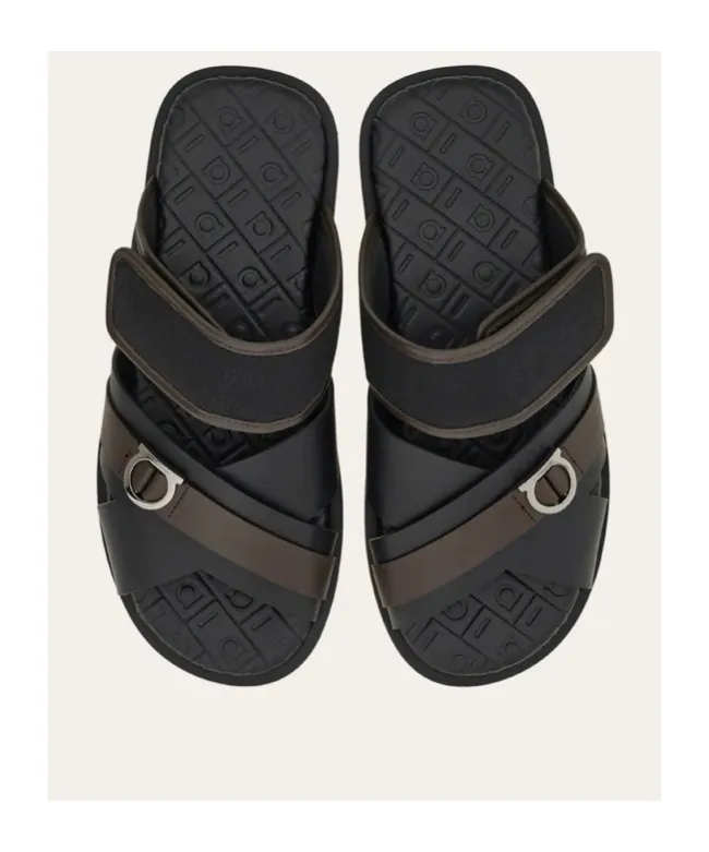 Cross-Strap Sandals