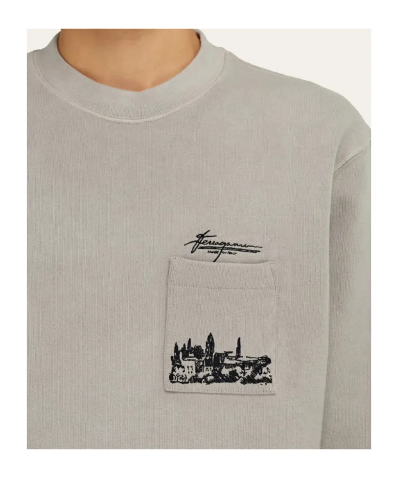 Back To Earth - Tuscany Print Sweatshirt