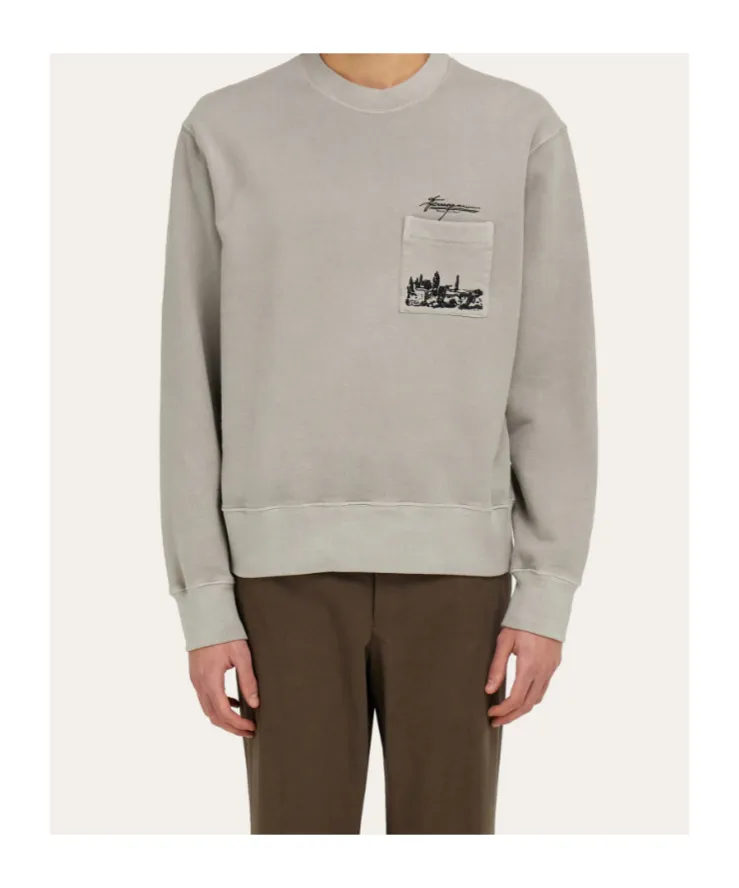 Back To Earth - Tuscany Print Sweatshirt