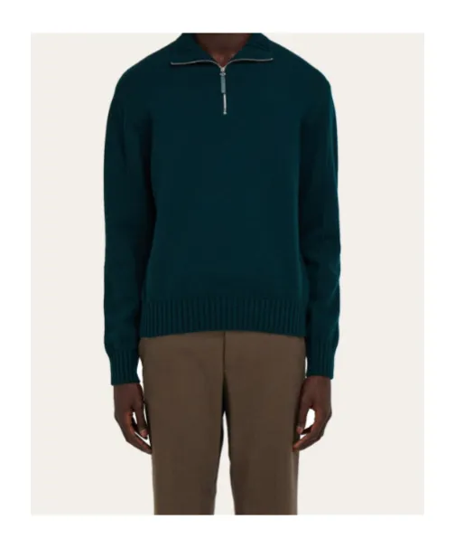 High Neck Cashmere Pullover