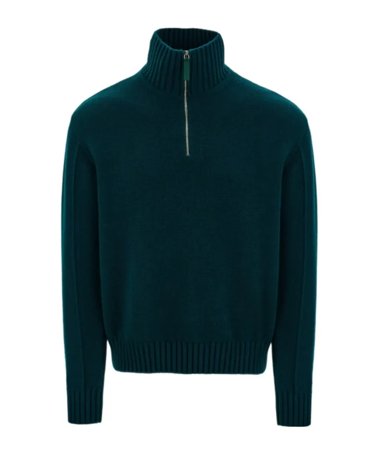 High Neck Cashmere Pullover