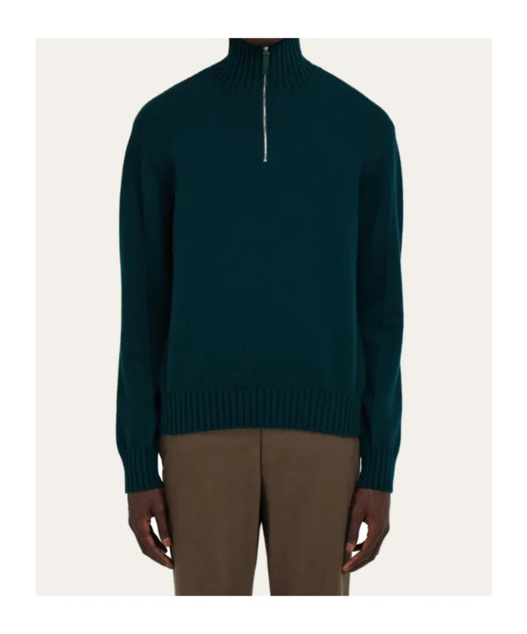 High Neck Cashmere Pullover