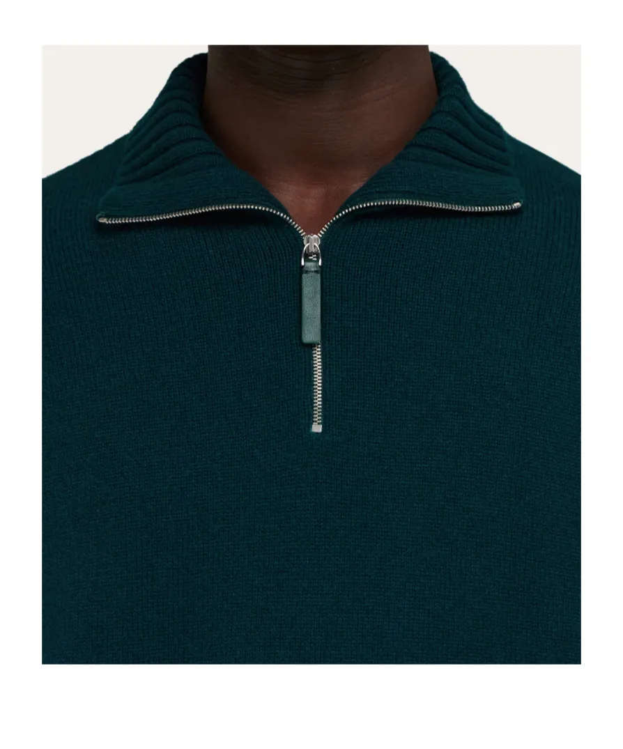 High Neck Cashmere Pullover