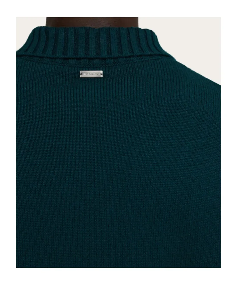 High Neck Cashmere Pullover
