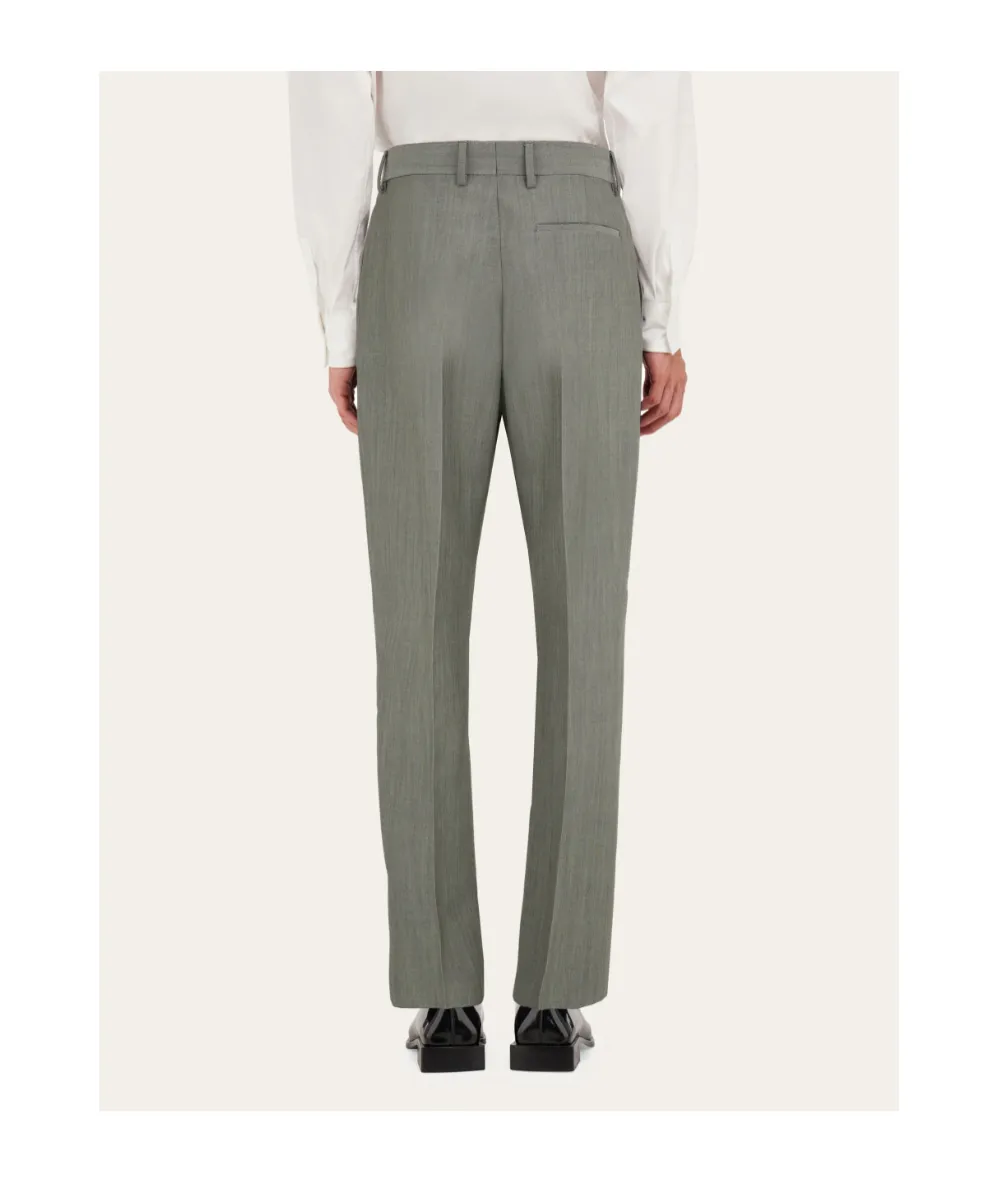 Flat Front Tailored Trouser