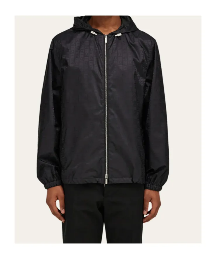 Windbreaker With Ferragamo Monogram