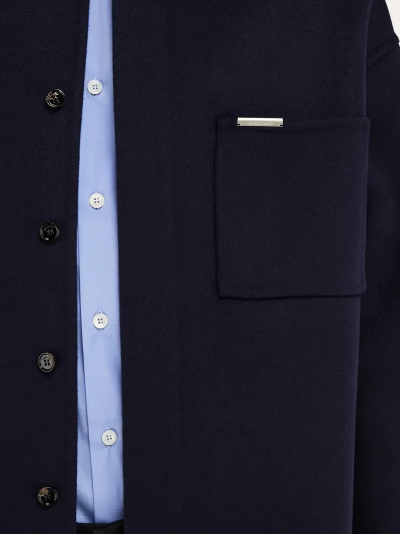 Cashmere-Blend Overshirt