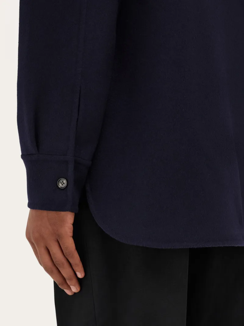 Cashmere-Blend Overshirt