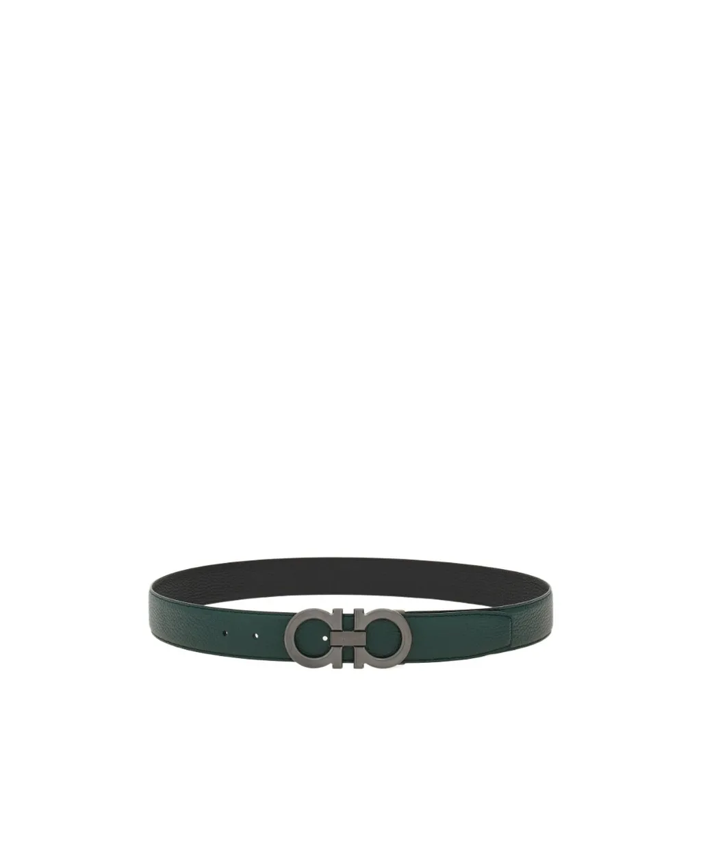 Reversible And Adjustable Gancini Belt